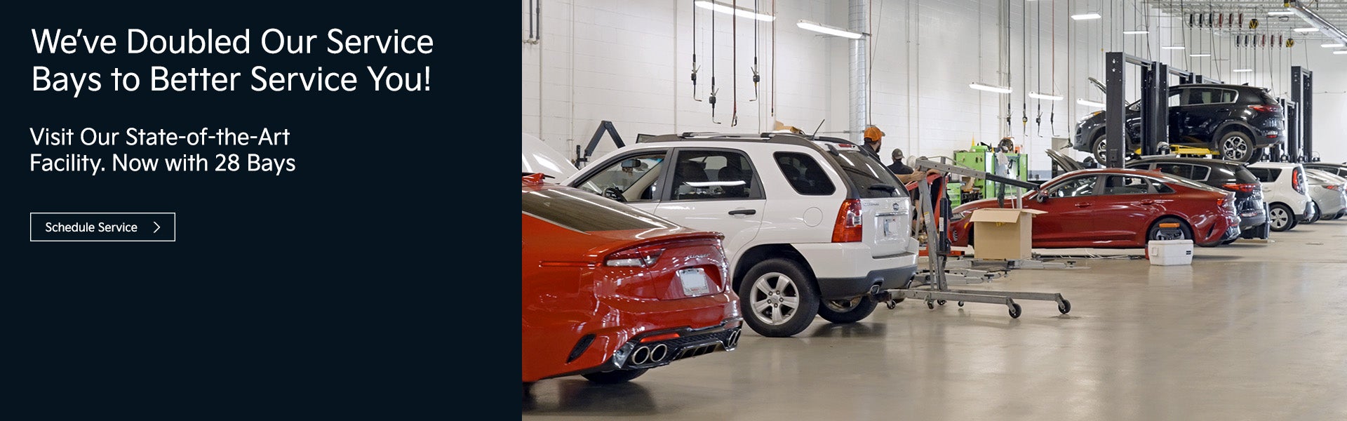 Expanded Service Bays