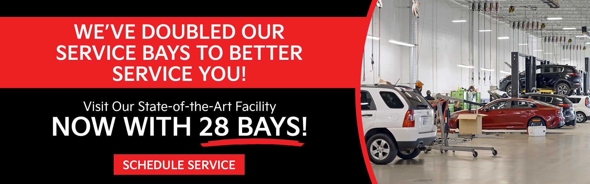 Expanded Service Bays